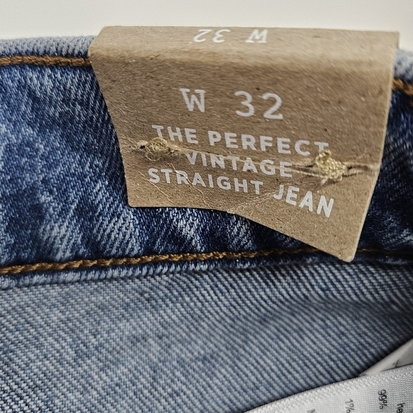 NEW Madewell The Perfect Vintage Straight Jean Kingsbury Wash 32 Style NG247 - Picture 6 of 8